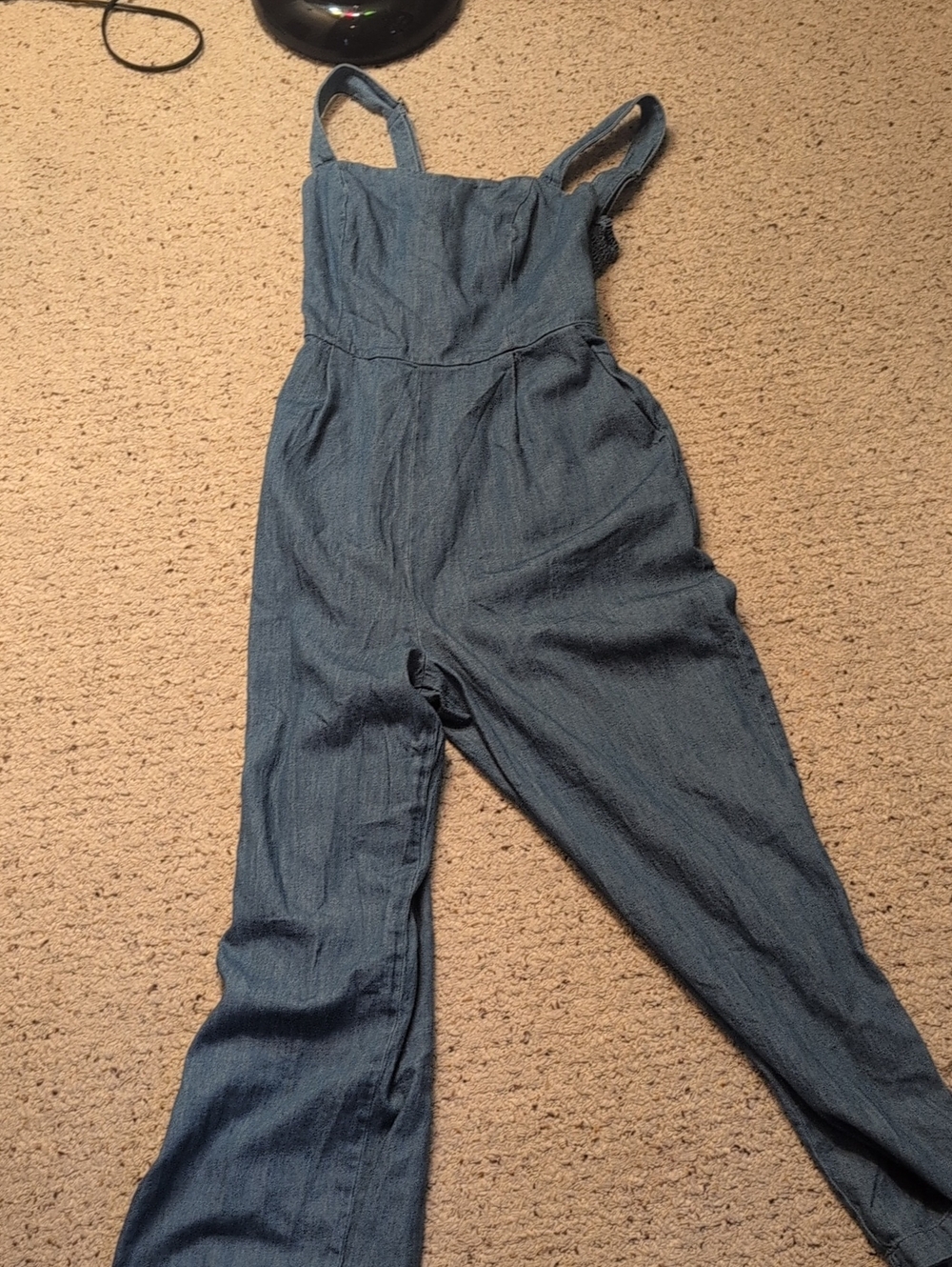 Old Navy Smocked Back Jumpsuit Size Medium